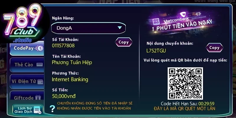 uu dai nap tien lan 2 tai 789club Khuyến mãi 789Club — thưởng nạp lần đầu và ưu đãi nạp lần 2